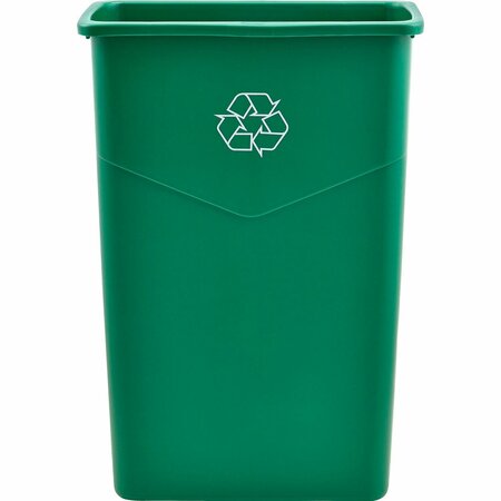 Global Industrial Rectangle Recycling Green, Plastic 261902RGN